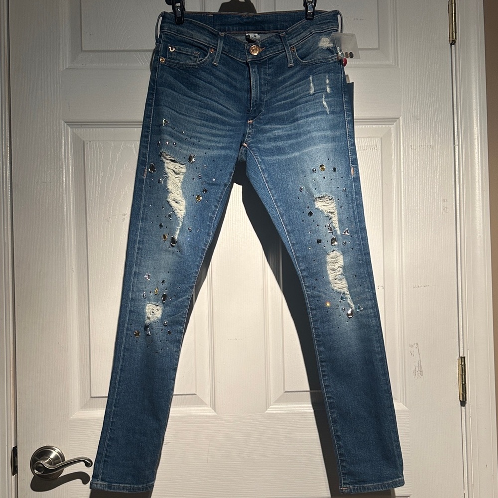 True Religion Embellished Skinny Jeans